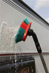 Afbeelding van Hoekverstelbare autowasborstel met watertoevoer, 24 cm Vikan 526852